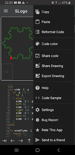 SLogo : Logo Turtle Graphics screenshot 4