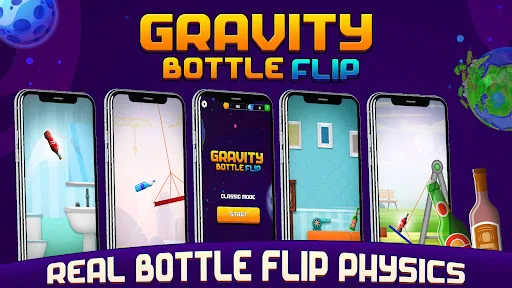Gravity Bottle Flip screenshot 1