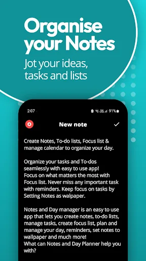 Notes Planner: To-do, Calendar screenshot 4