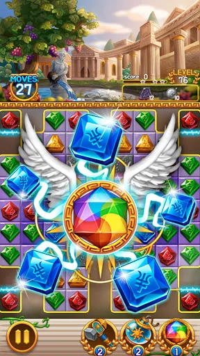 Jewel Athena: Match 3 blast screenshot 2