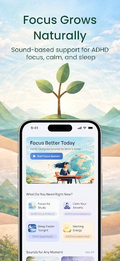 ADHD Sounds: Focus & Sleep screenshot 1