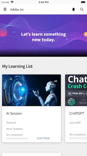 Adobe Learning Manager screenshot 1