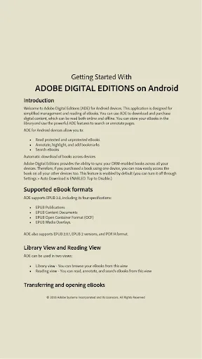 Adobe Digital Editions screenshot 2