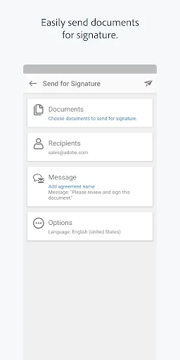 Adobe Acrobat Sign screenshot 2