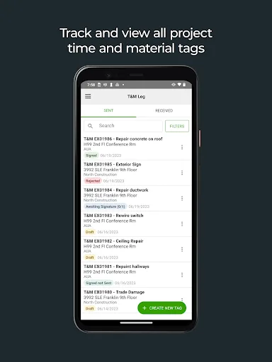 Clearstory: Paperless T&M screenshot 5