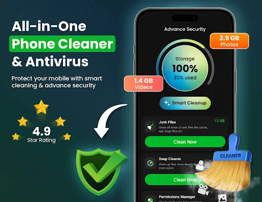 Phone Cleaner: Virus & Storage screenshot 1