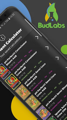 BudLabs - Hydroponics Grow App screenshot 1