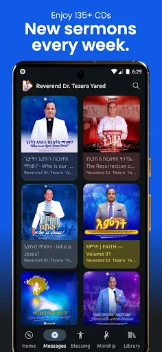Reverend Dr. Tezera Yared screenshot 2
