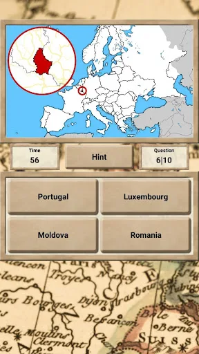Europe Geography - Quiz Game screenshot 2