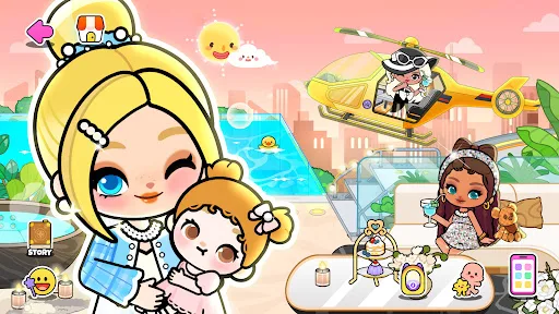 Aha World: Doll Dress-Up Game screenshot 1