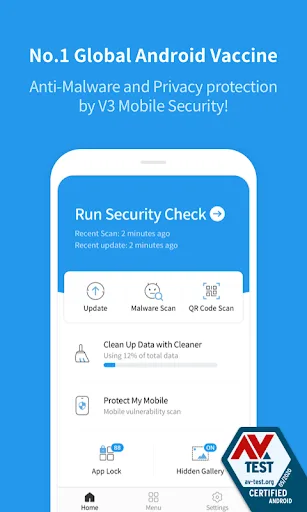 V3 Mobile Security Anti-Virus screenshot 1