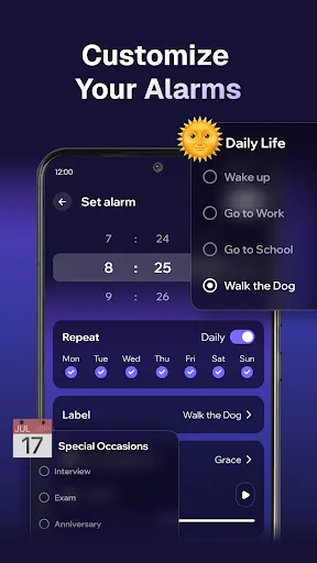 EmoAlarm - Clock Alarm screenshot 2