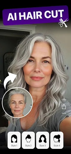 Glitz: AI Hairstyle & Color screenshot 1
