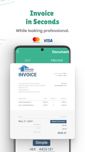 Send invoice: Invoice Maker screenshot 2