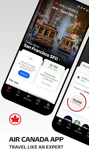 Air Canada + Aeroplan screenshot 1
