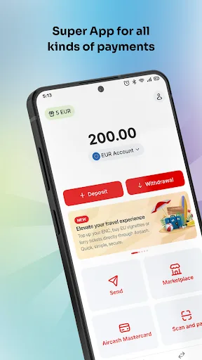 Aircash screenshot 1