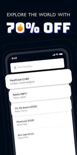 Airline Ticket Booking App screenshot 1