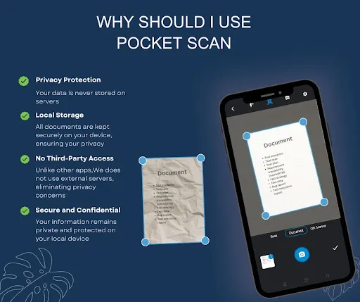Pocket Scan:PDF Camera Scanner screenshot 1