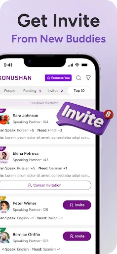 Konushan: Language Exchange AI screenshot 4