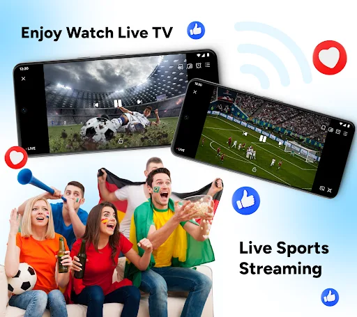 Live TV: Live Sports Streaming screenshot 1