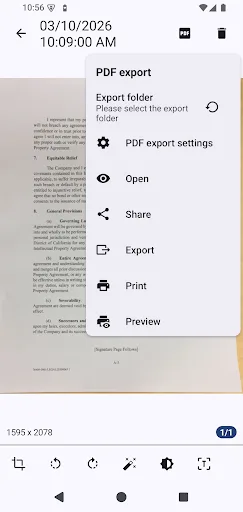 OSS PDF Document Scanner,  OCR screenshot 3