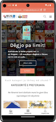 SIGAL Audiobooks screenshot 1