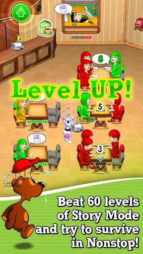 Snowy Lunch Rush HD Restaurant screenshot 2