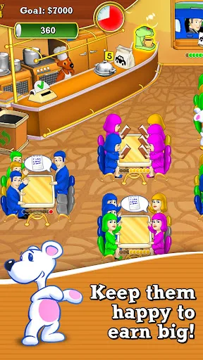Snowy Lunch Rush HD Restaurant screenshot 4