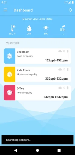 bluSensor screenshot 1