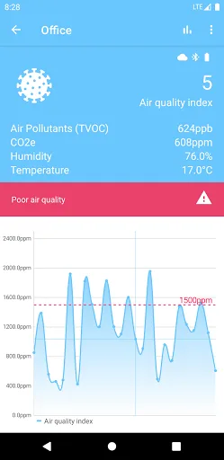 bluSensor screenshot 2