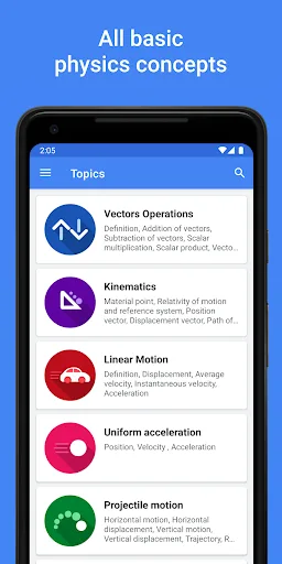 Physics Pro - Notes & Formulas screenshot 2