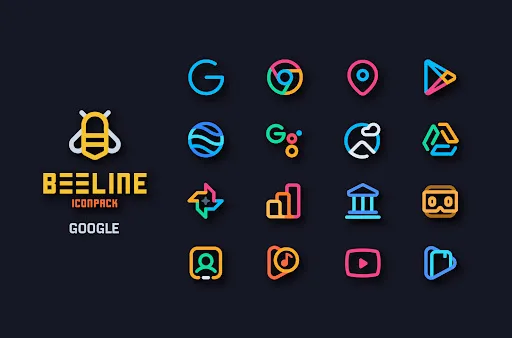 BeeLine Icon Pack screenshot 2
