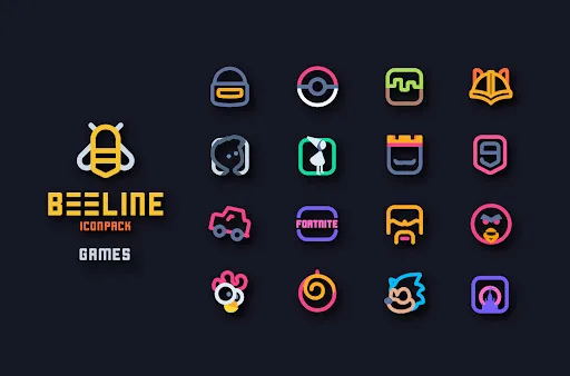 BeeLine Icon Pack screenshot 4
