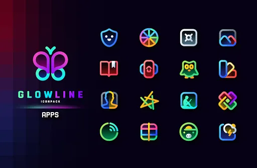 GlowLine Icon Pack screenshot 5