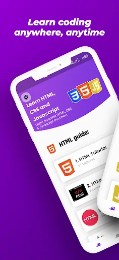Learn HTML, CSS and Javascript screenshot 1