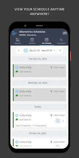 Altametrics Schedules screenshot 3