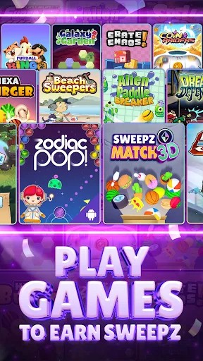 Sweepz: Play Games Win Prizes screenshot 1