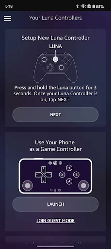 Luna Controller screenshot 3