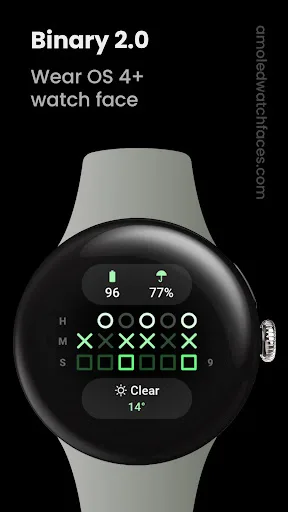 Binary 2.0 Watch Face screenshot 1