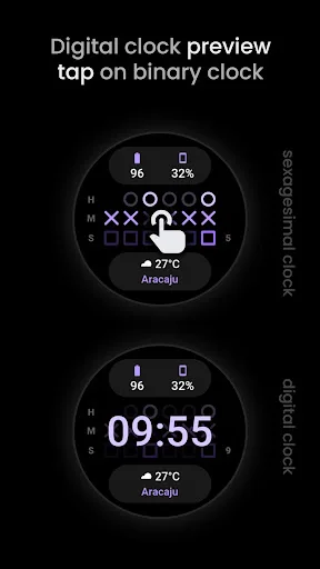 Binary 2.0 Watch Face screenshot 3