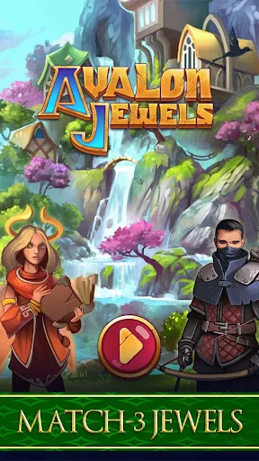 Avalon Jewels Match-3 screenshot 1