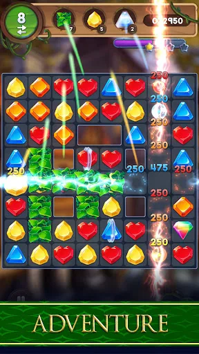 Avalon Jewels Match-3 screenshot 2