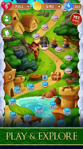 Avalon Jewels Match-3 screenshot 3