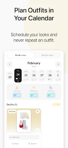 Outfitly: Wardrobe Planner screenshot 2