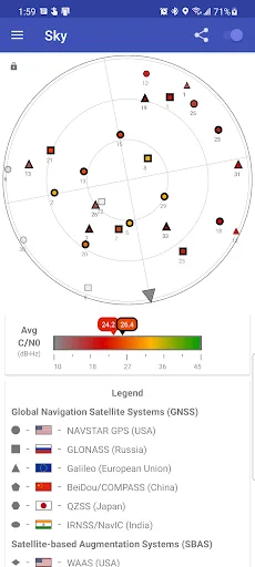 GPSTest screenshot 3