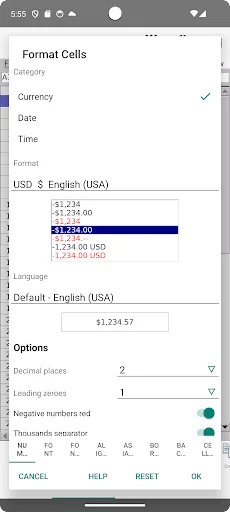 AndrOpen Office screenshot 5