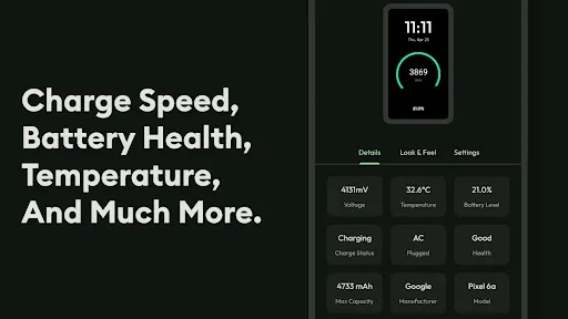 AmpereFlow: Battery Speed, AOD screenshot 3