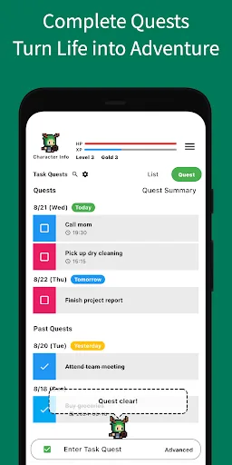 QuestDo - Gamify Habits & TasK screenshot 2