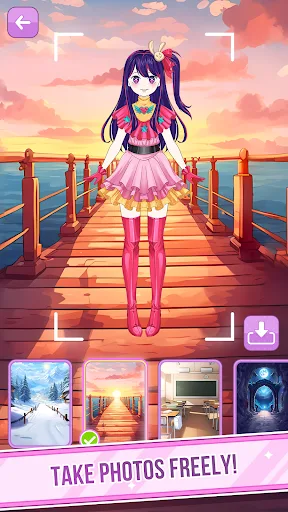 Anime Dress Up Game・Magic Doll screenshot 1