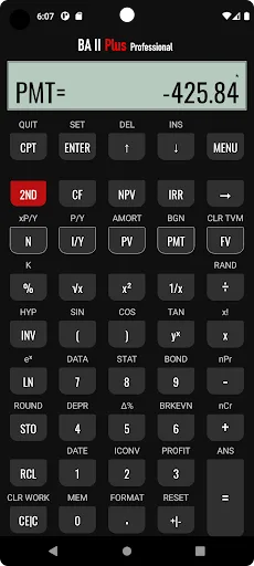 BA II Plus - Professional screenshot 4